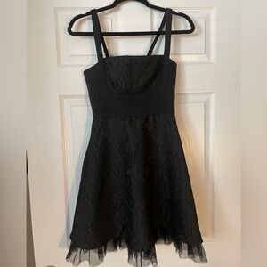 BCBGMaxAzria Black Lace Kids Dress